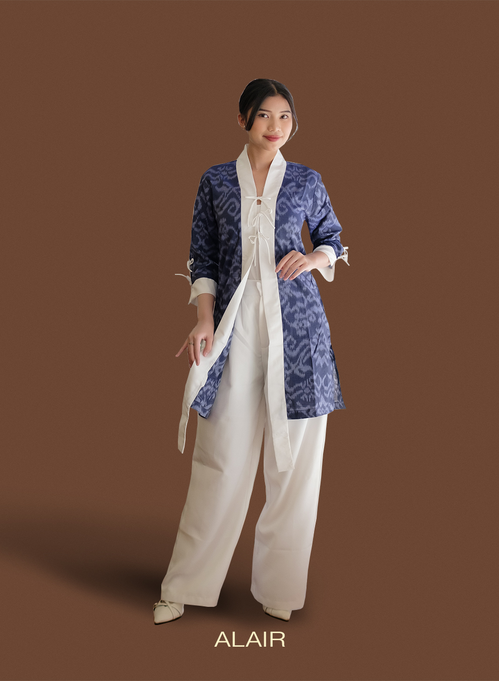 ALAIR | Kamaya Kimono Tenun Wanita - Purple